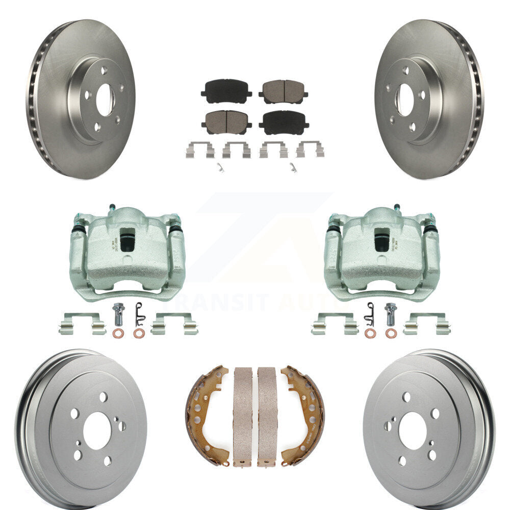 Transit Auto KCG-100418C Disc Brake Kit for 2003-2008 Toyota Corolla - Front and Rear product image