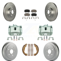 Transit Auto KCG-100418C Disc Brake Kit for 2003-2008 Toyota Corolla - Front and Rear product image