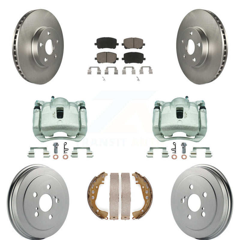 Transit Auto KCG-100418C Disc Brake Kit for 2003-2008 Toyota Corolla - Front and Rear product image