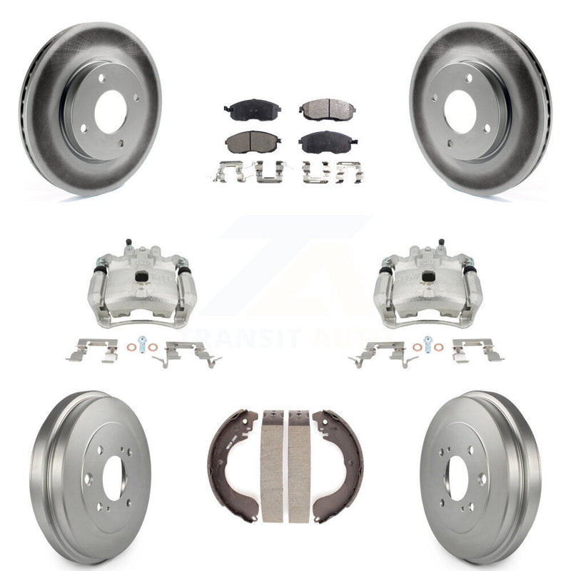 Transit Auto KCG-100418T Disc Brake Kit for 2007-2012 Nissan Sentra - Front and Rear product image