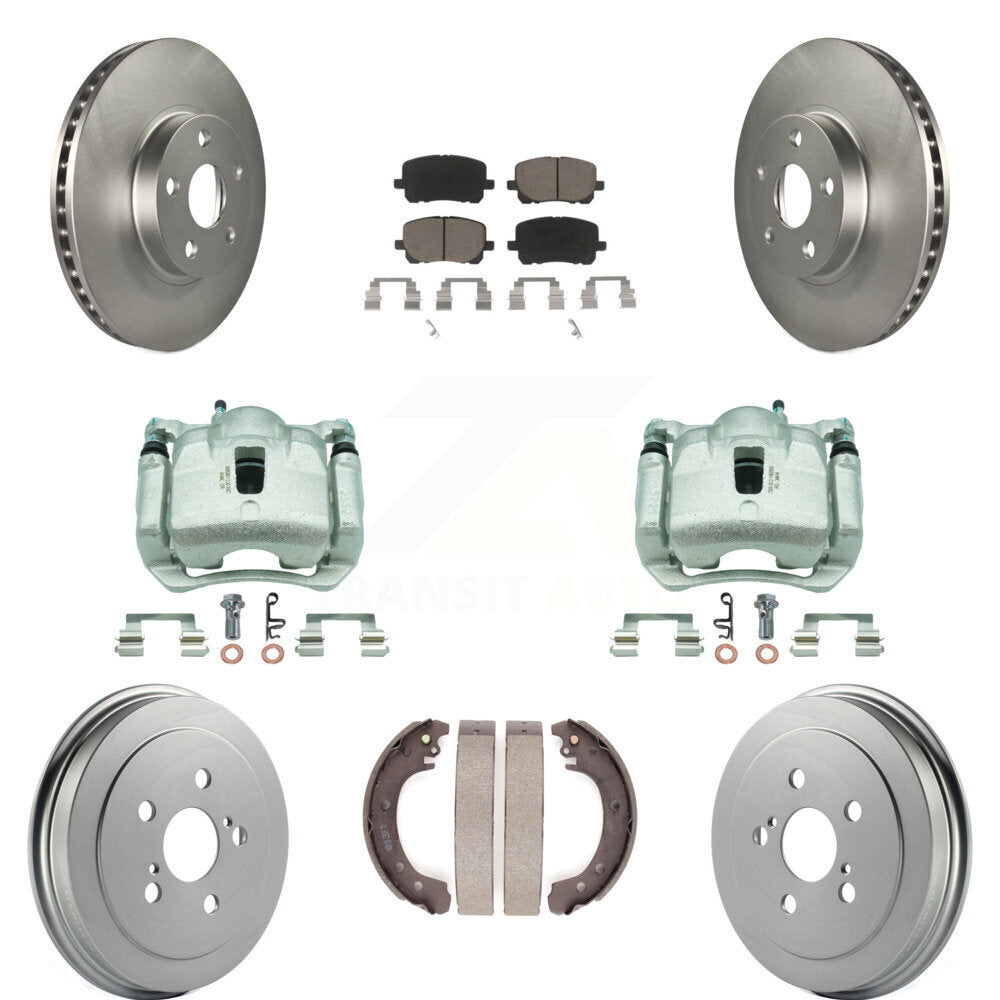 Transit Auto KCG-100419C Disc Brake Kit for 2003-2008 Toyota Corolla - Front and Rear product image