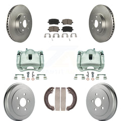 Transit Auto KCG-100419C Disc Brake Kit for 2003-2008 Toyota Corolla - Front and Rear product image
