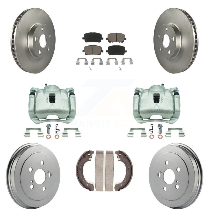 Transit Auto KCG-100419C Disc Brake Kit for 2003-2008 Toyota Corolla - Front and Rear product image