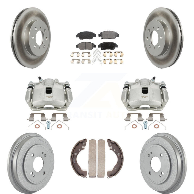 Transit Auto KCG-100419T Disc Brake Kit for 2009-2013 Honda Fit - Front and Rear product image