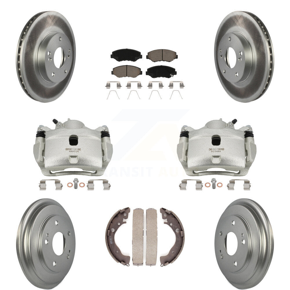 Transit Auto KCG-100421C Disc Brake Kit for 2014-2015 Honda Civic - Front and Rear product image