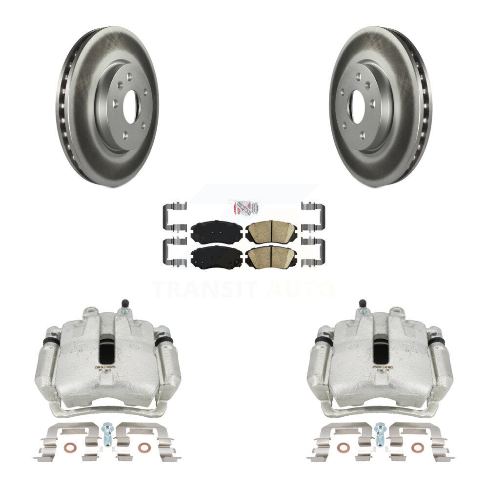 Transit Auto KCG-100421N Disc Brake Kit for 2010-2020 Chevrolet Equinox, Chevrolet Impala, Chevrolet Malibu & more - Front product image