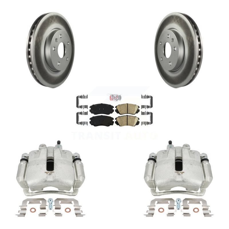 Transit Auto KCG-100421N Disc Brake Kit for 2010-2020 Chevrolet Equinox, Chevrolet Impala, Chevrolet Malibu & more - Front product image