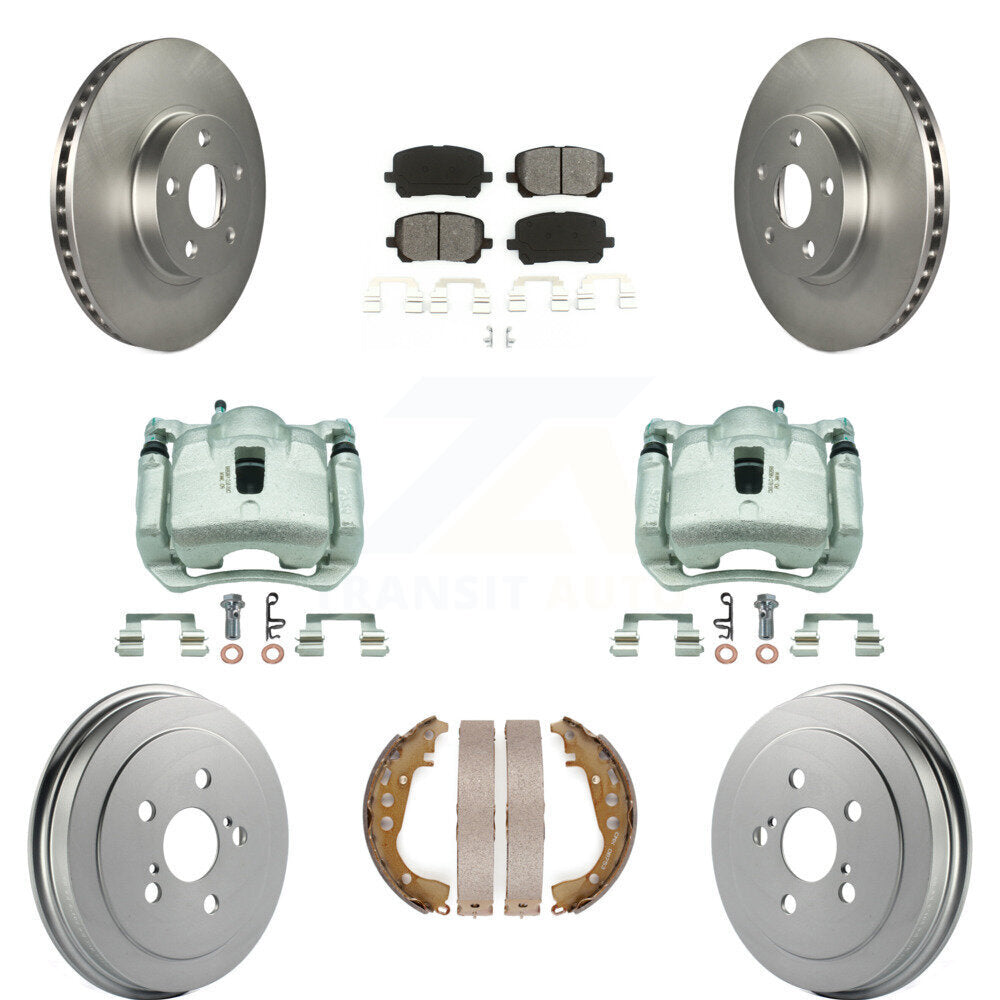 Transit Auto KCG-100421S Disc Brake Kit for 2003-2008 Toyota Corolla - Front and Rear product image