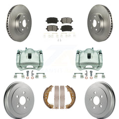 Transit Auto KCG-100421S Disc Brake Kit for 2003-2008 Toyota Corolla - Front and Rear product image