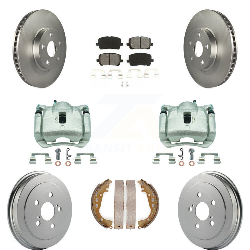 Transit Auto KCG-100421S Disc Brake Kit for 2003-2008 Toyota Corolla - Front and Rear product image