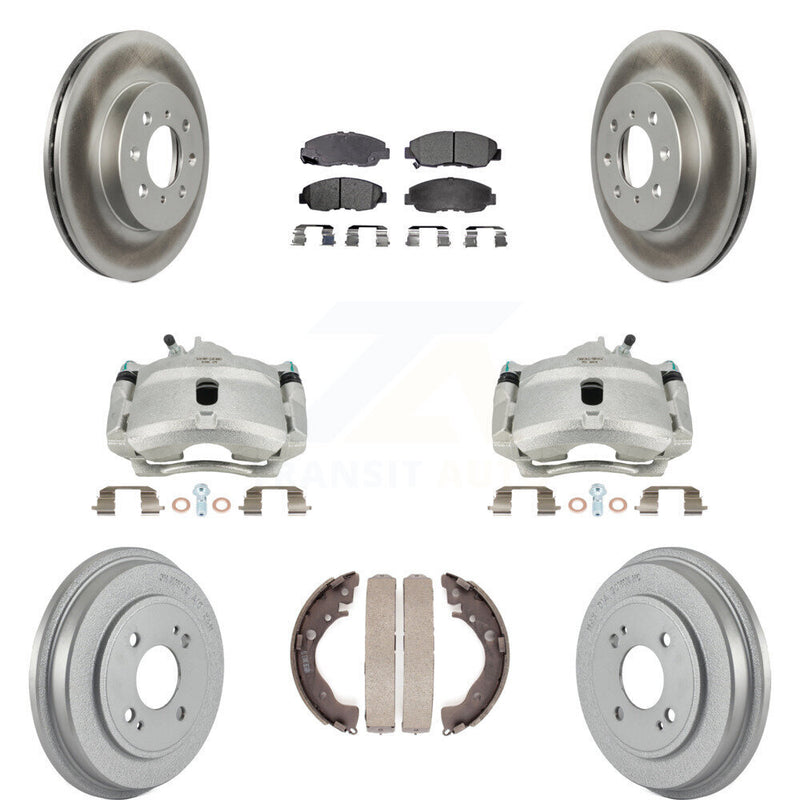 Transit Auto KCG-100421T Disc Brake Kit for 2010-2014 Honda Insight - Front and Rear product image
