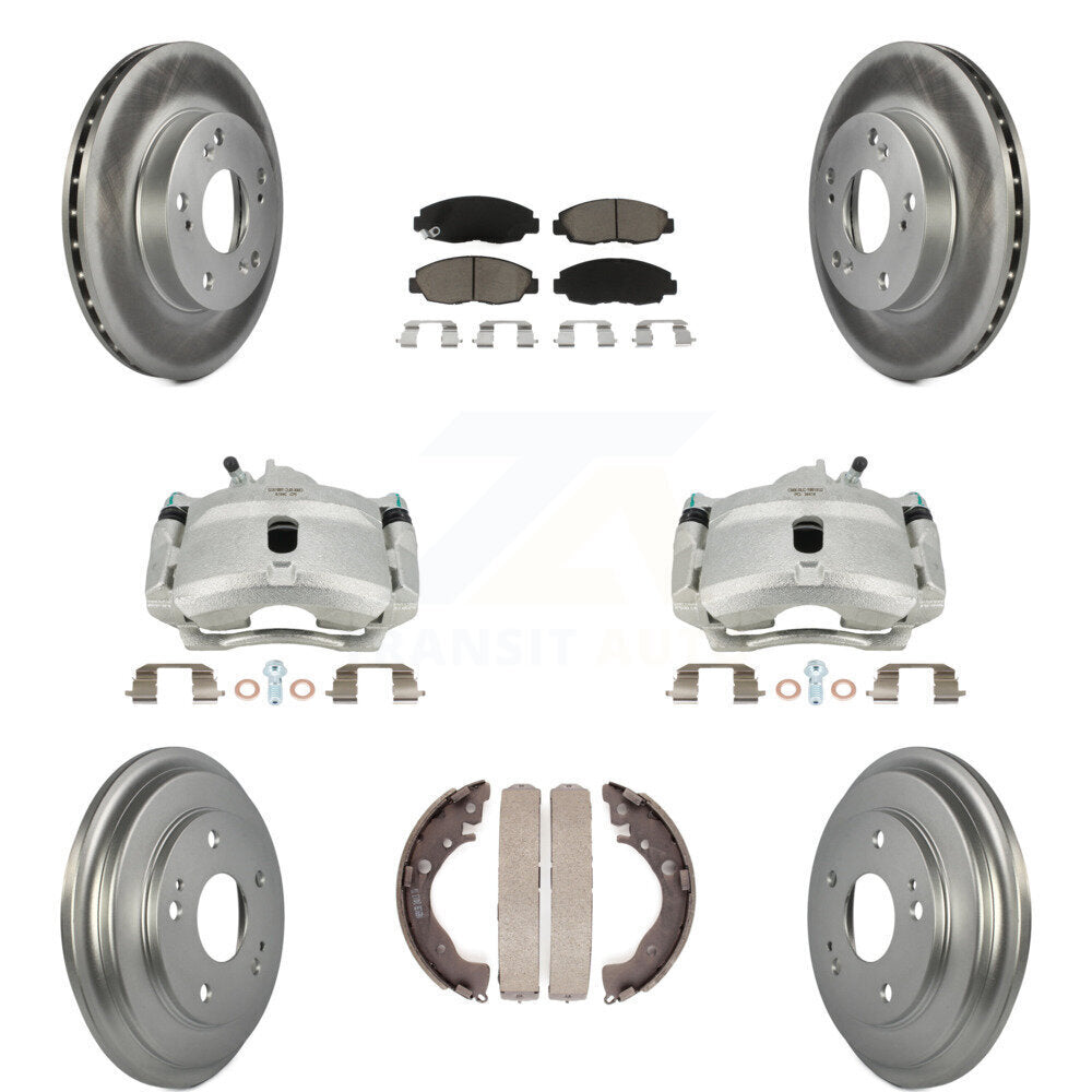 Transit Auto KCG-100422C Disc Brake Kit for 2006-2011 Honda Civic - Front and Rear product image