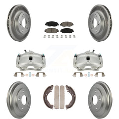 Transit Auto KCG-100422C Disc Brake Kit for 2006-2011 Honda Civic - Front and Rear product image