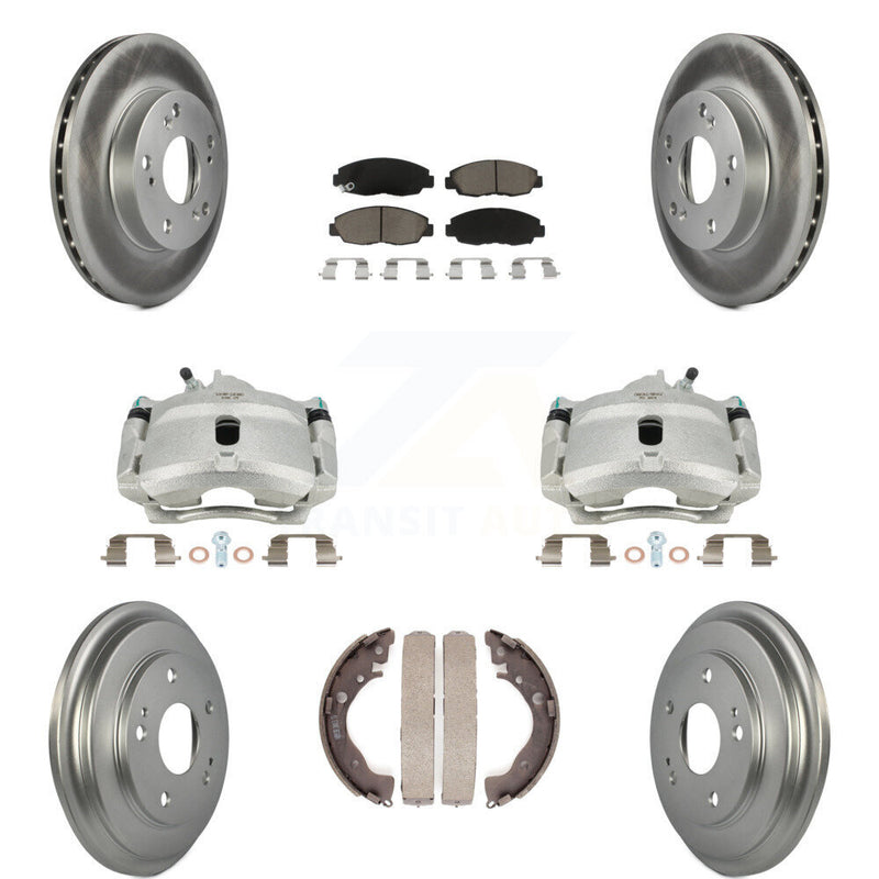 Transit Auto KCG-100422C Disc Brake Kit for 2006-2011 Honda Civic - Front and Rear product image