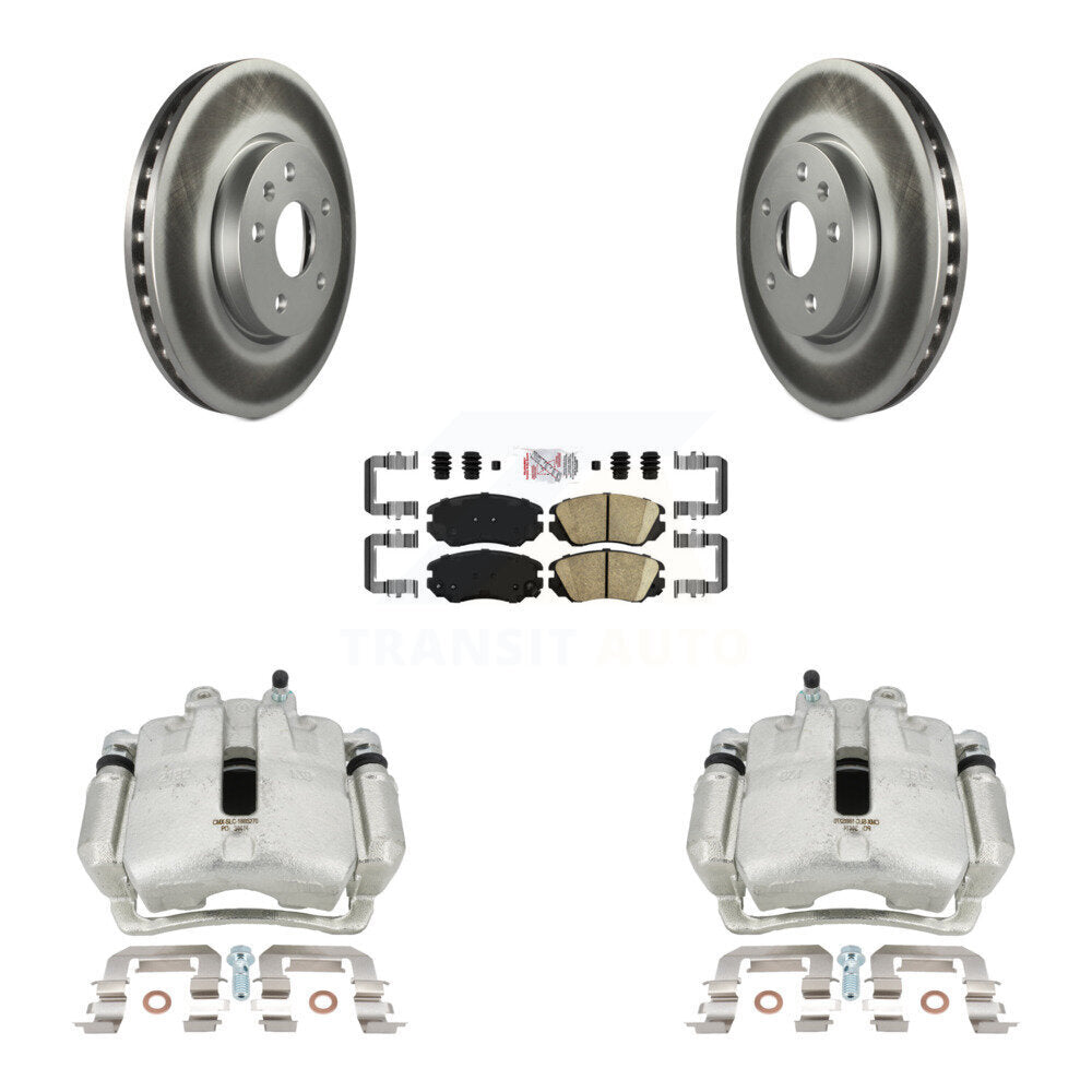 Transit Auto KCG-100422N Disc Brake Kit for 2010-2020 Chevrolet Equinox, Chevrolet Impala, Chevrolet Malibu & more - Front product image