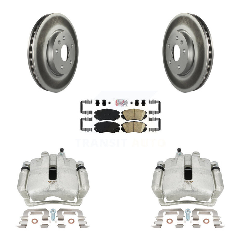 Transit Auto KCG-100422N Disc Brake Kit for 2010-2020 Chevrolet Equinox, Chevrolet Impala, Chevrolet Malibu & more - Front product image