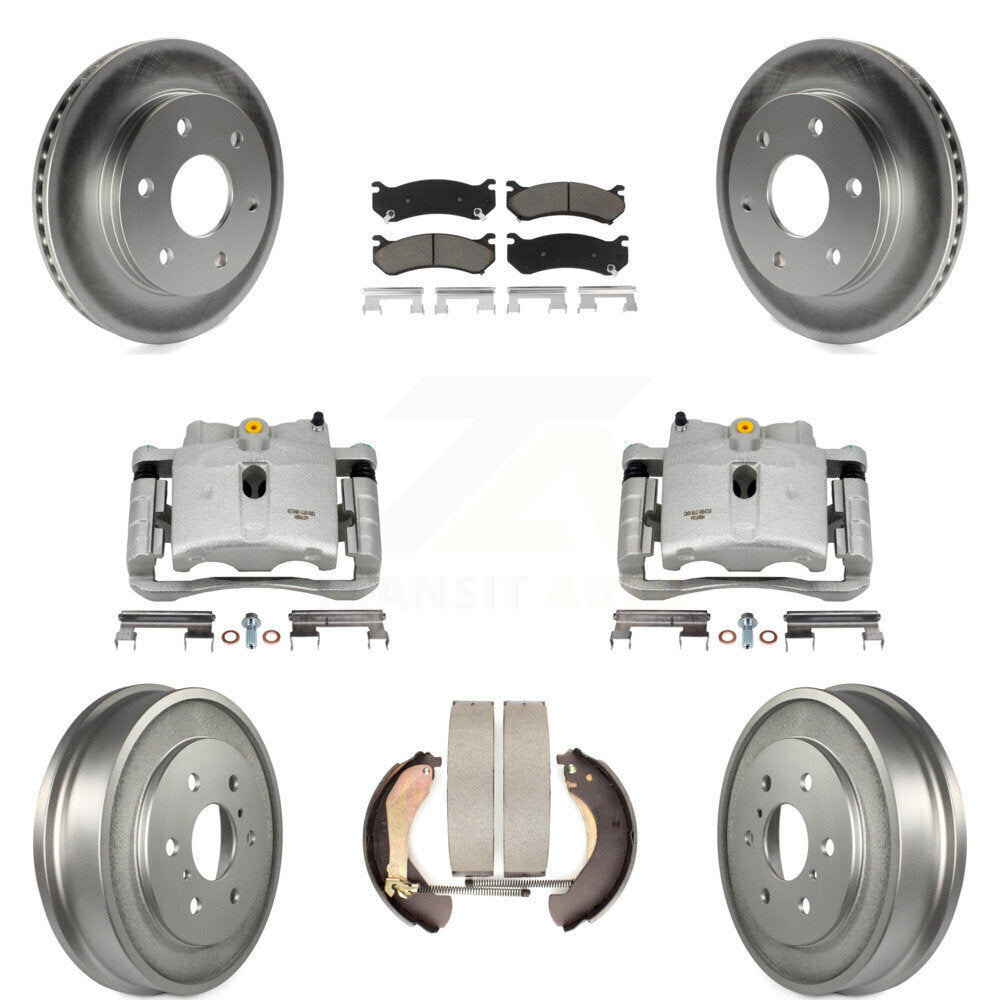 Transit Auto KCG-100423C Disc Brake Kit for 2005-2007 Chevrolet Silverado 1500 Classic, GMC Sierra 1500 Classic, Chevrolet Silverado 1500 & more - Front and Rear product image