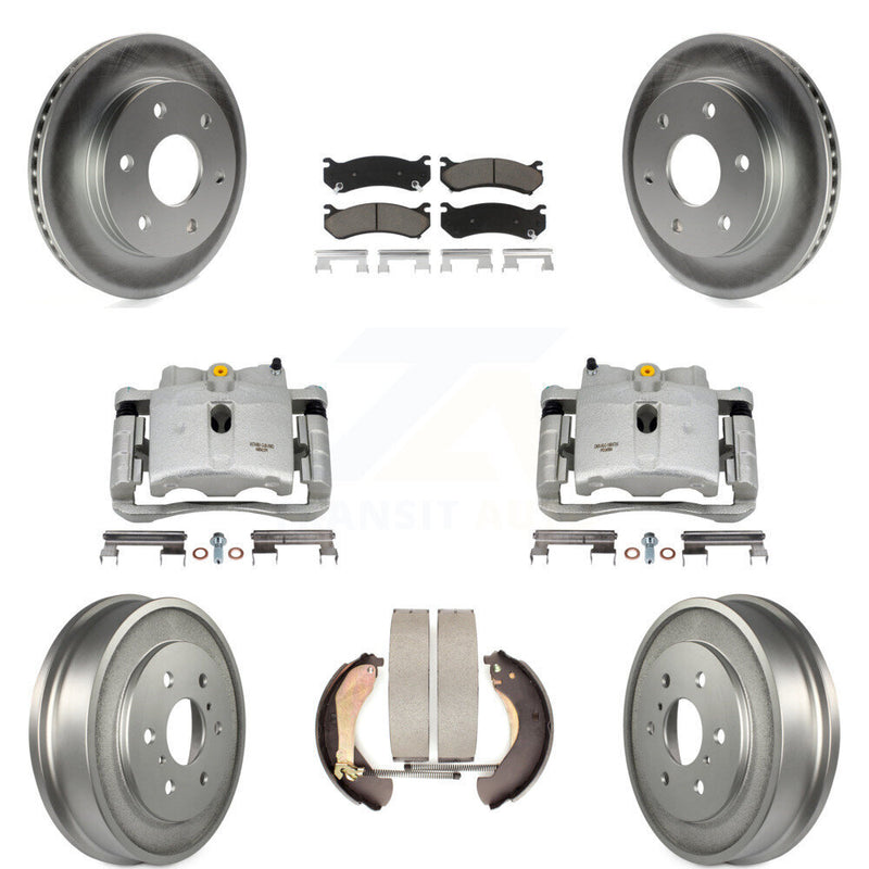 Transit Auto KCG-100423C Disc Brake Kit for 2005-2007 Chevrolet Silverado 1500 Classic, GMC Sierra 1500 Classic, Chevrolet Silverado 1500 & more - Front and Rear product image