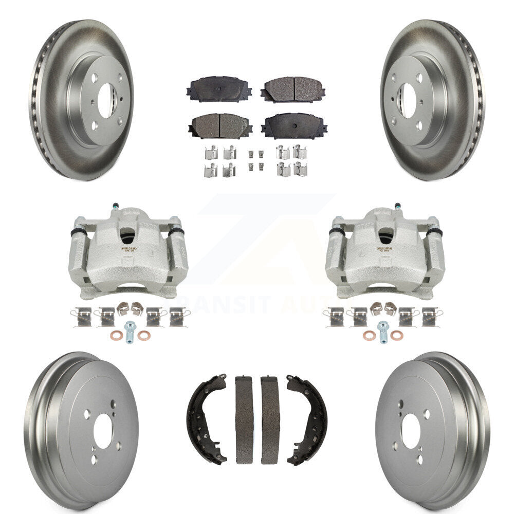 Transit Auto KCG-100423P Disc Brake Kit for 2006-2014 Toyota Yaris - Front and Rear product image