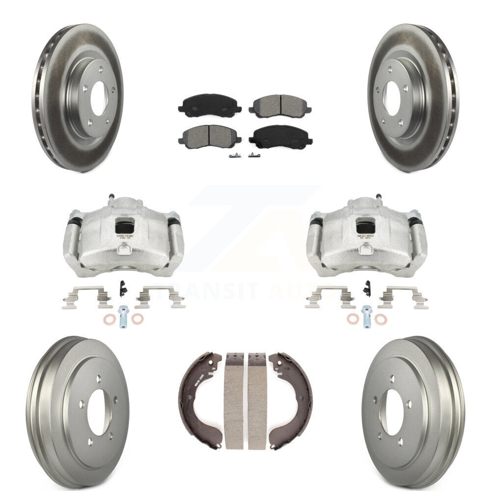 Transit Auto KCG-100423S Disc Brake Kit for 2007-2017 Dodge Caliber, Dodge Avenger, Jeep Compass & more - Front and Rear product image