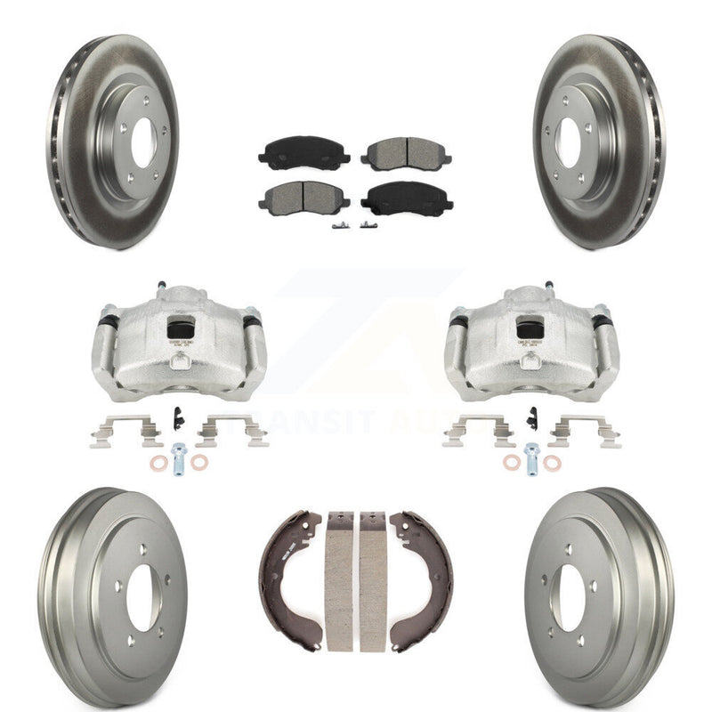 Transit Auto KCG-100423S Disc Brake Kit for 2007-2017 Dodge Caliber, Dodge Avenger, Jeep Compass & more - Front and Rear product image