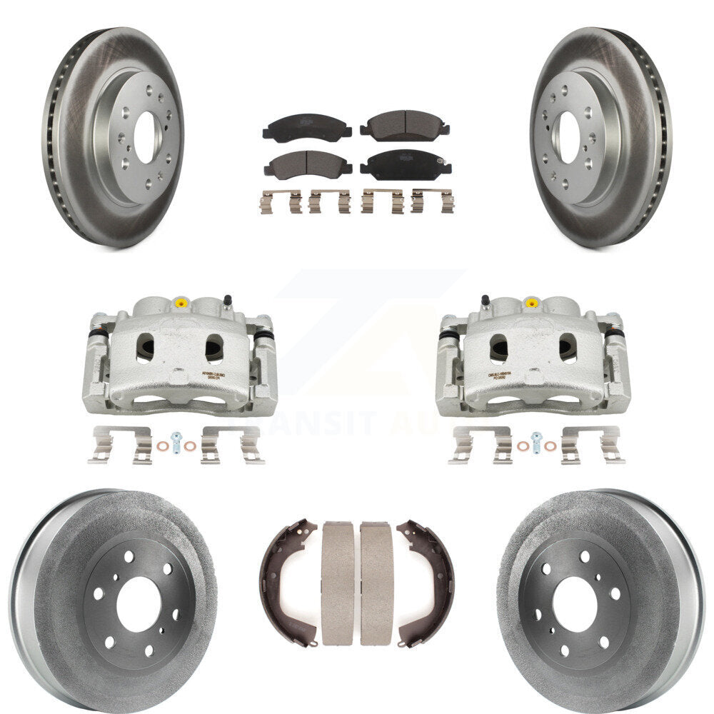 Transit Auto KCG-100423T Disc Brake Kit for 2009-2013 Chevrolet Silverado 1500, GMC Sierra 1500 - Front and Rear product image