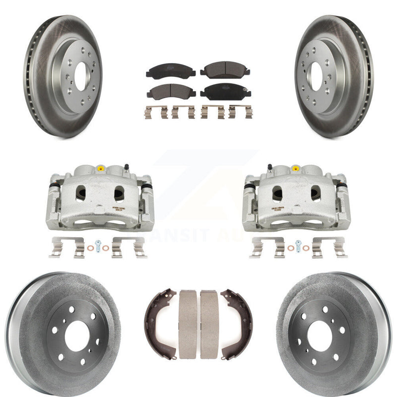 Transit Auto KCG-100423T Disc Brake Kit for 2009-2013 Chevrolet Silverado 1500, GMC Sierra 1500 - Front and Rear product image