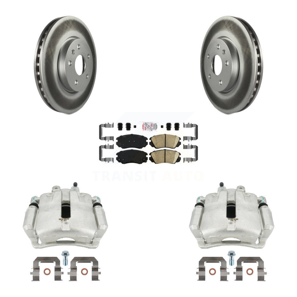 Transit Auto KCG-100424N Disc Brake Kit for 2011-2017 Chevrolet Malibu Limited, Buick LaCrosse, Buick Regal - Front product image