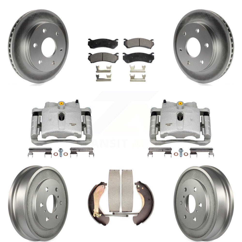 Transit Auto KCG-100424P Disc Brake Kit for 2005-2007 Chevrolet Silverado 1500 Classic, GMC Sierra 1500 Classic, Chevrolet Silverado 1500 & more - Front and Rear product image