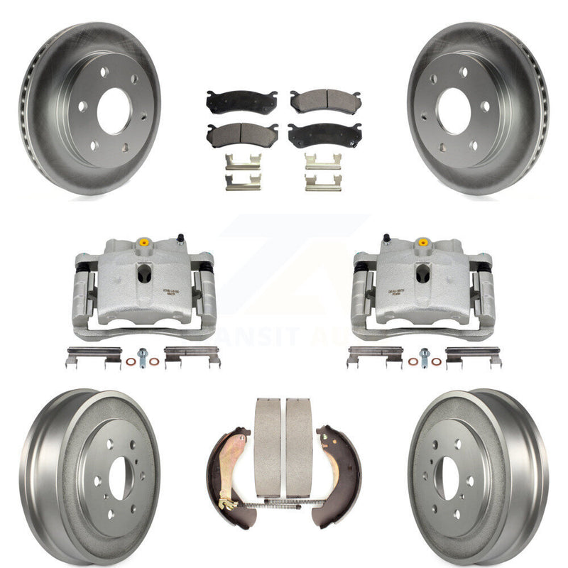 Transit Auto KCG-100424P Disc Brake Kit for 2005-2007 Chevrolet Silverado 1500 Classic, GMC Sierra 1500 Classic, Chevrolet Silverado 1500 & more - Front and Rear product image