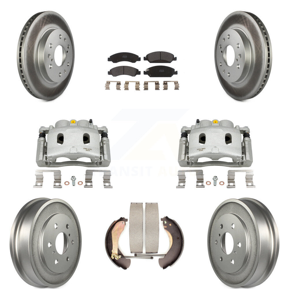 Transit Auto KCG-100425P Disc Brake Kit for 2005-2007 Chevrolet Silverado 1500 Classic, GMC Sierra 1500 Classic, Chevrolet Silverado 1500 & more - Front and Rear product image
