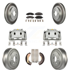 Transit Auto KCG-100425P Disc Brake Kit for 2005-2007 Chevrolet Silverado 1500 Classic, GMC Sierra 1500 Classic, Chevrolet Silverado 1500 & more - Front and Rear product image
