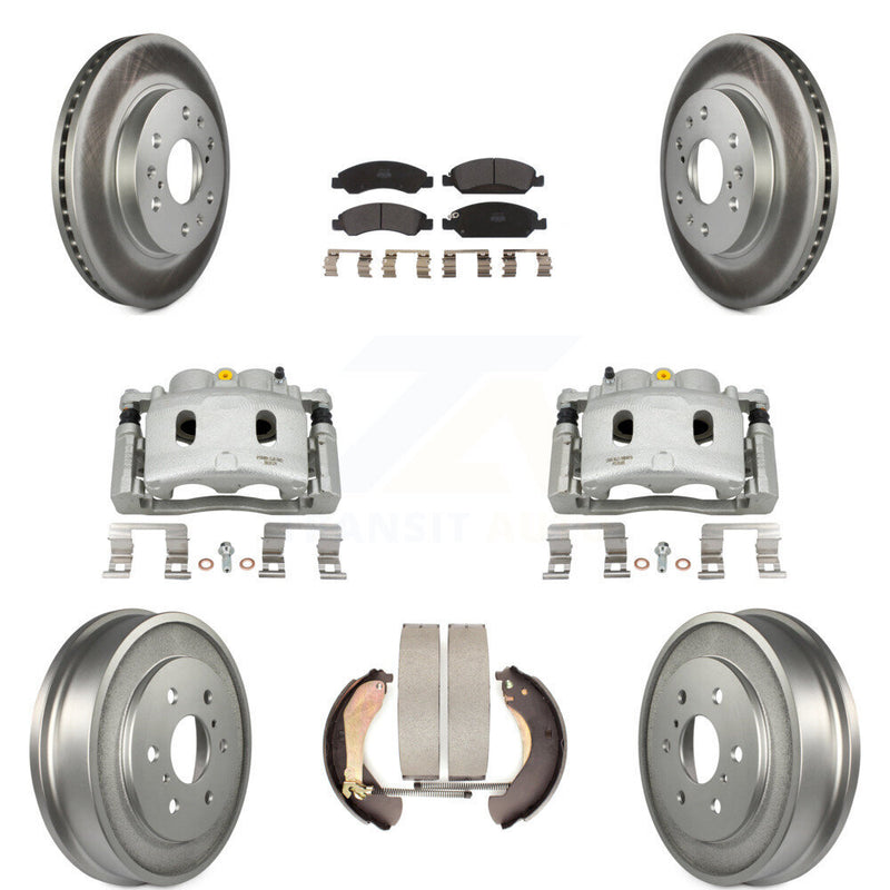 Transit Auto KCG-100425P Disc Brake Kit for 2005-2007 Chevrolet Silverado 1500 Classic, GMC Sierra 1500 Classic, Chevrolet Silverado 1500 & more - Front and Rear product image