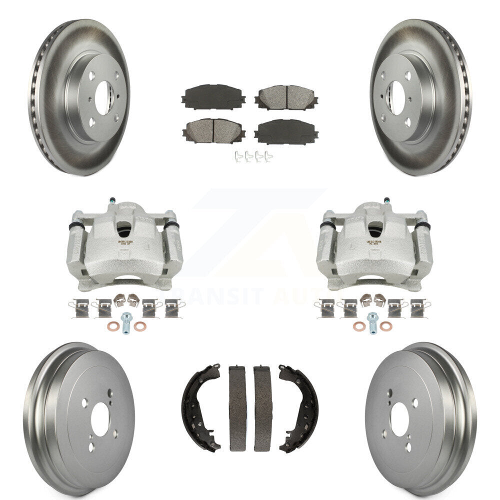 Transit Auto KCG-100425S Disc Brake Kit for 2006-2014 Toyota Yaris - Front and Rear product image