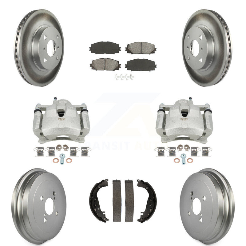 Transit Auto KCG-100425S Disc Brake Kit for 2006-2014 Toyota Yaris - Front and Rear product image