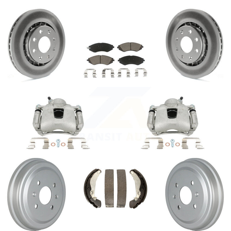 Transit Auto KCG-100427C Disc Brake Kit for 2004-2015 Chevrolet Spark, Pontiac G3, Pontiac G3 Wave & more - Front and Rear product image
