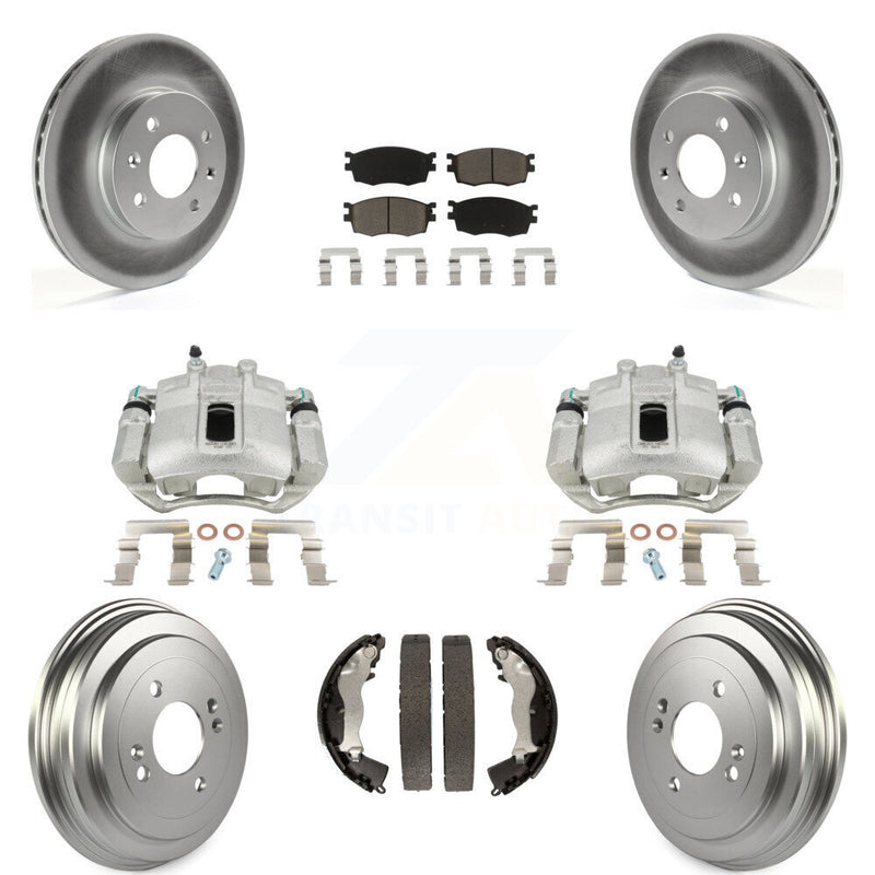 Transit Auto KCG-100428C Disc Brake Kit for 2006-2011 Hyundai Accent, Kia Rio, Kia Rio5 - Front and Rear product image