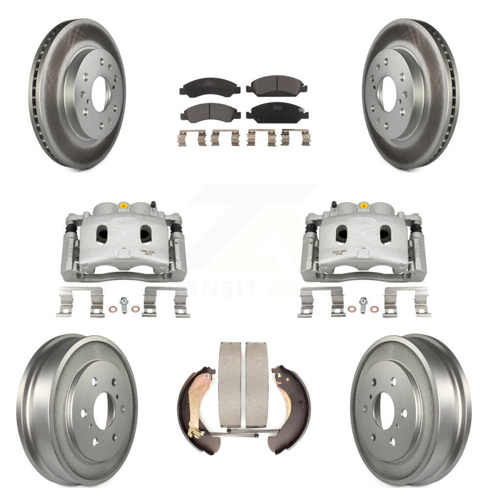 Transit Auto KCG-100428T Disc Brake Kit for 2005-2007 Chevrolet Silverado 1500 Classic, GMC Sierra 1500 Classic, Chevrolet Silverado 1500 & more - Front and Rear product image