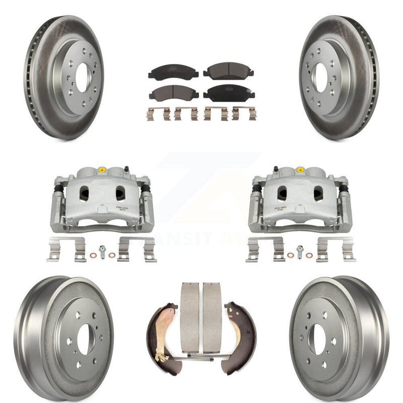 Transit Auto KCG-100428T Disc Brake Kit for 2005-2007 Chevrolet Silverado 1500 Classic, GMC Sierra 1500 Classic, Chevrolet Silverado 1500 & more - Front and Rear product image