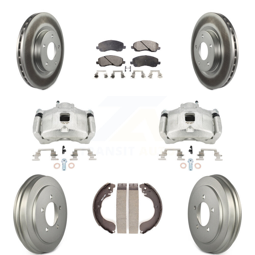 Transit Auto KCG-100430P Disc Brake Kit for 2007-2017 Dodge Caliber, Dodge Avenger, Jeep Compass & more - Front and Rear product image