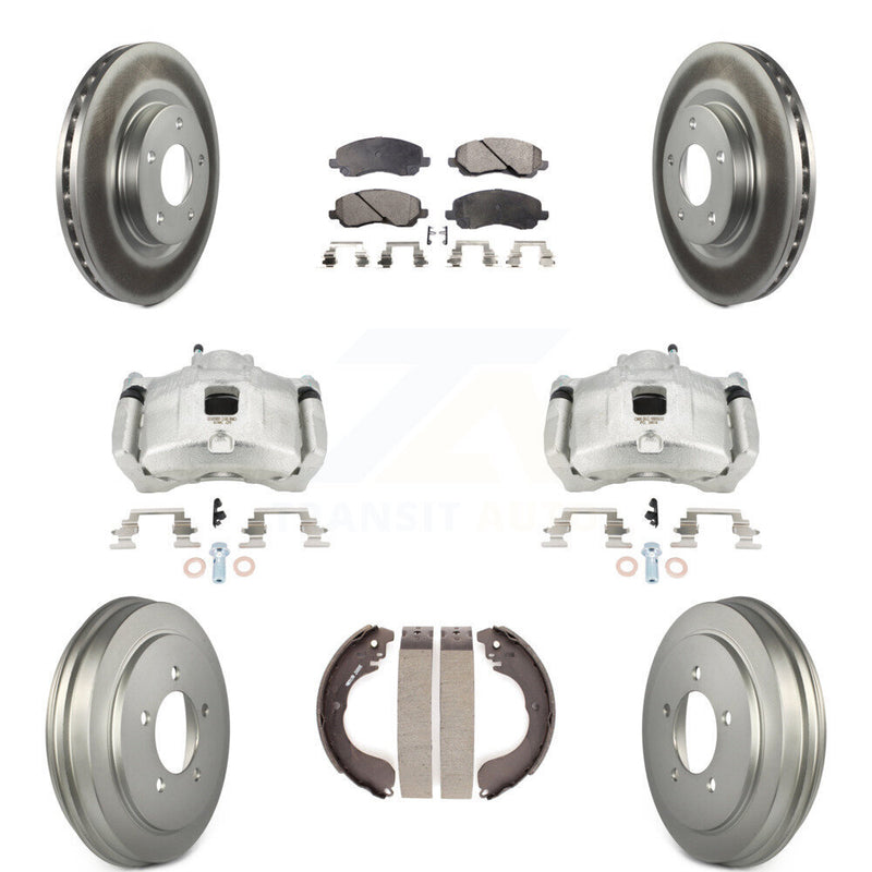 Transit Auto KCG-100430P Disc Brake Kit for 2007-2017 Dodge Caliber, Dodge Avenger, Jeep Compass & more - Front and Rear product image