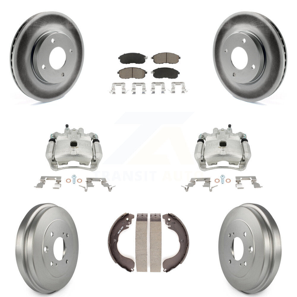 Transit Auto KCG-100431C Disc Brake Kit for 2007-2012 Nissan Sentra - Front and Rear product image