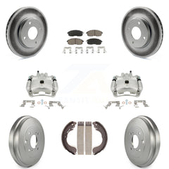 Transit Auto KCG-100431C Disc Brake Kit for 2007-2012 Nissan Sentra - Front and Rear product image