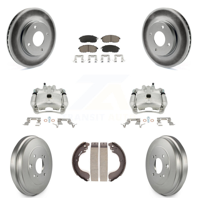 Transit Auto KCG-100431C Disc Brake Kit for 2007-2012 Nissan Sentra - Front and Rear product image
