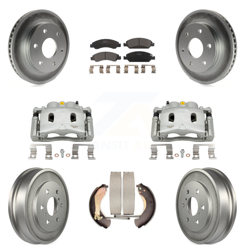 Transit Auto KCG-100431T Disc Brake Kit for 2007 GMC Sierra 1500 - Front and Rear product image