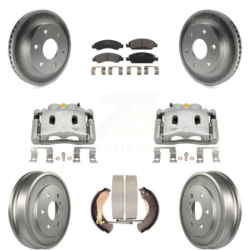 Transit Auto KCG-100431T Disc Brake Kit for 2007 GMC Sierra 1500 - Front and Rear product image