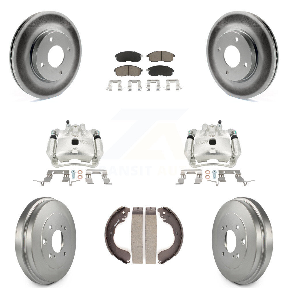 Transit Auto KCG-100432C Disc Brake Kit for 2007-2014 Nissan Cube, Nissan Versa - Front and Rear product image