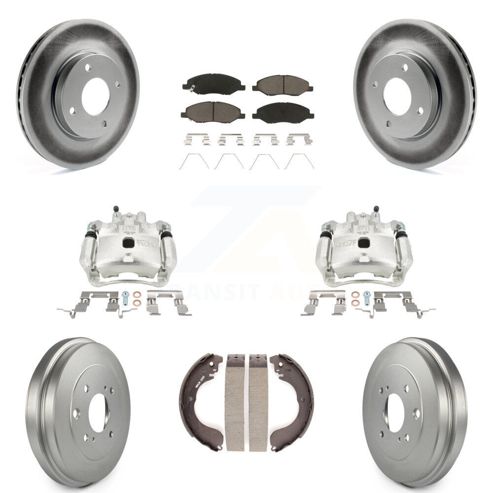 Transit Auto KCG-100433C Disc Brake Kit for 2008 Nissan Versa - Front and Rear product image