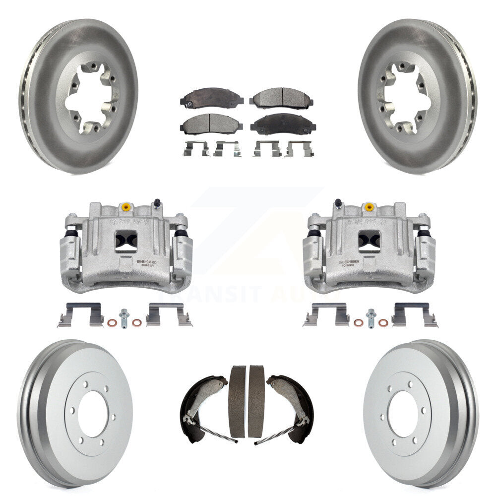 Transit Auto KCG-100433P Disc Brake Kit for 2004-2008 Isuzu i-290, Isuzu i-370, Isuzu i-280 & more - Front and Rear product image