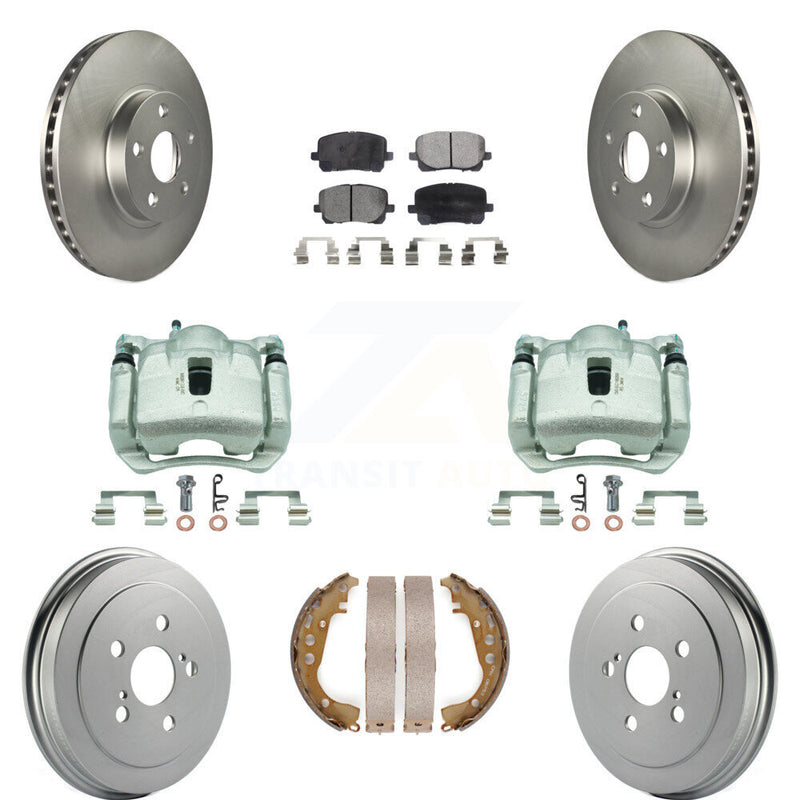 Transit Auto KCG-100433T Disc Brake Kit for 2003-2008 Toyota Corolla - Front and Rear product image